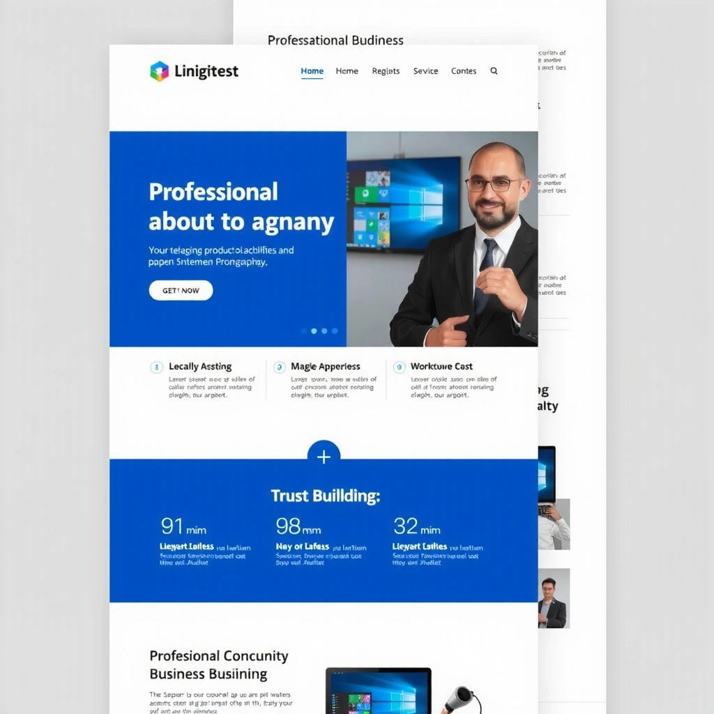 Corporate website design project