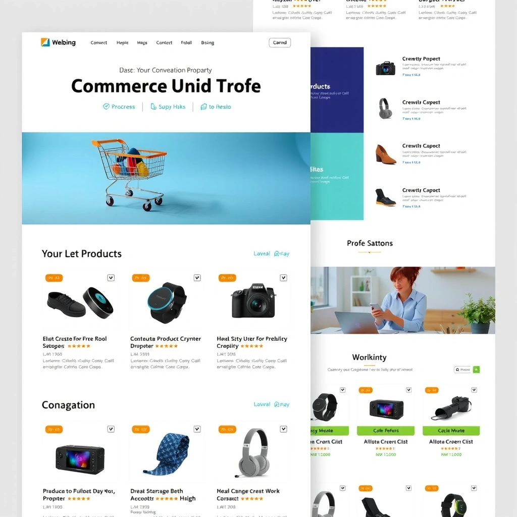 E-commerce website design project