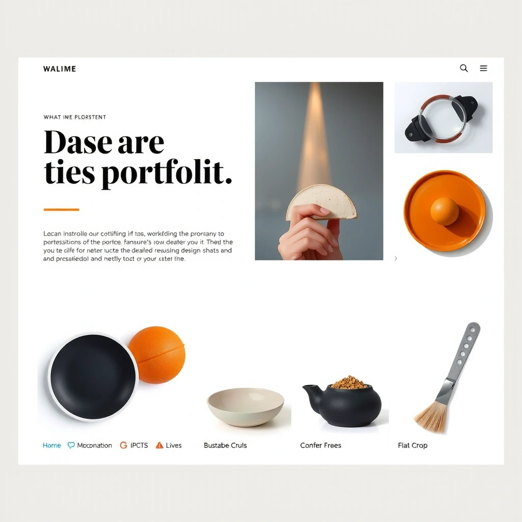 Creative portfolio website design