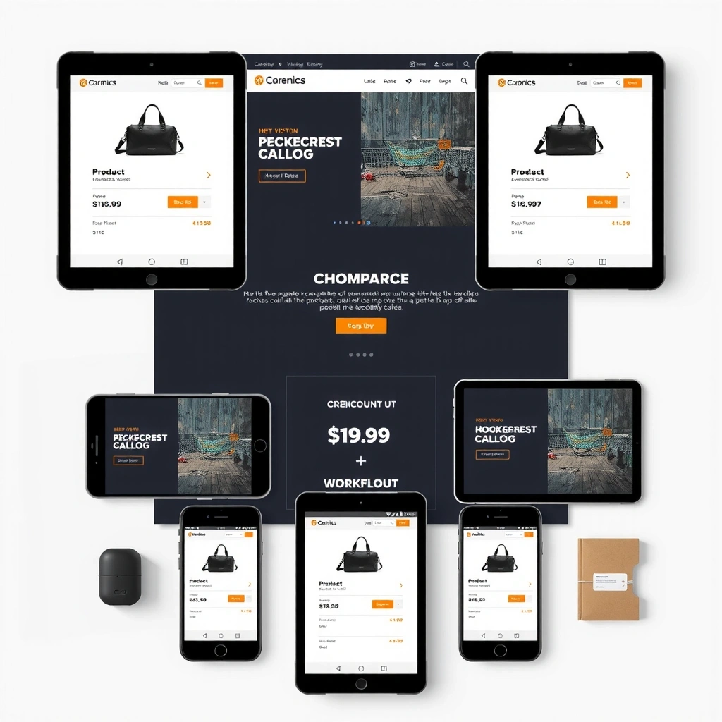E-commerce platform development showcase
